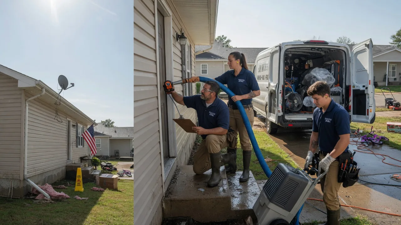 Ceiling Water Damage Restoration in Colwich, KS near me
